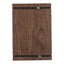 Portamenù Tablet con elastici - 32 x 22 cm - legno di noce - Securit