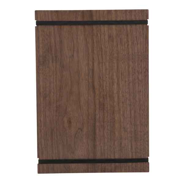 Portamenù Tablet con elastici - 32 x 22 cm - legno di noce - Securit