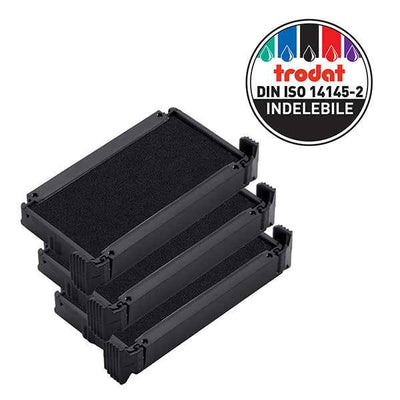 Tampone di ricambio 6/4911 - nero - Trodat - conf. 3 pezzi