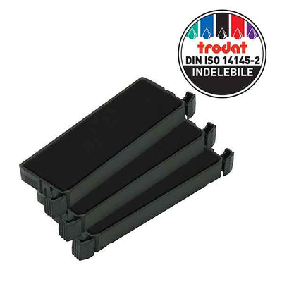 Tampone di ricambio 6/4817 - nero - Trodat - conf. 3 pezzi