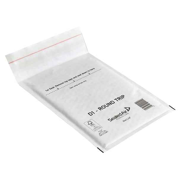Busta imbottita Mail Lite Round Trip - andata/ritorno - D (18 x 26 cm) - Sealed Air - conf. 100 pezzi