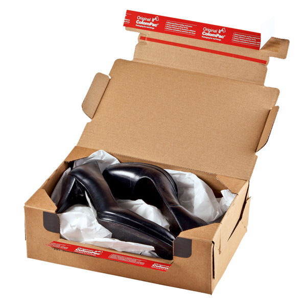 Scatola Return Box CP 069 - S - 28,2 x 19,1 x 9 cm - cartone - avana - ColomPac