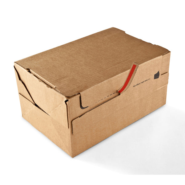 Scatola Return Box CP 069 - S - 28,2 x 19,1 x 9 cm - cartone - avana - ColomPac