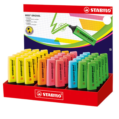 Stabilo Boss Original Espositore 45 Evidenziatori Colori Fluo Assortiti