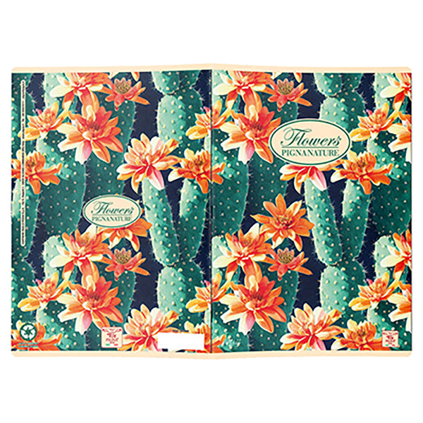 Maxiquaderno Nature Flowers - A4 - 5 mm - 42 fogli - 80 gr - Pigna