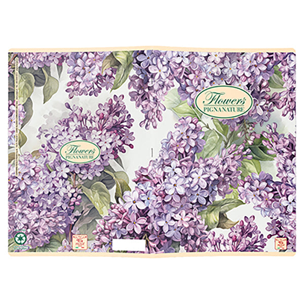 Maxiquaderno Nature Flowers - A4 - 5 mm - 42 fogli - 80 gr - Pigna