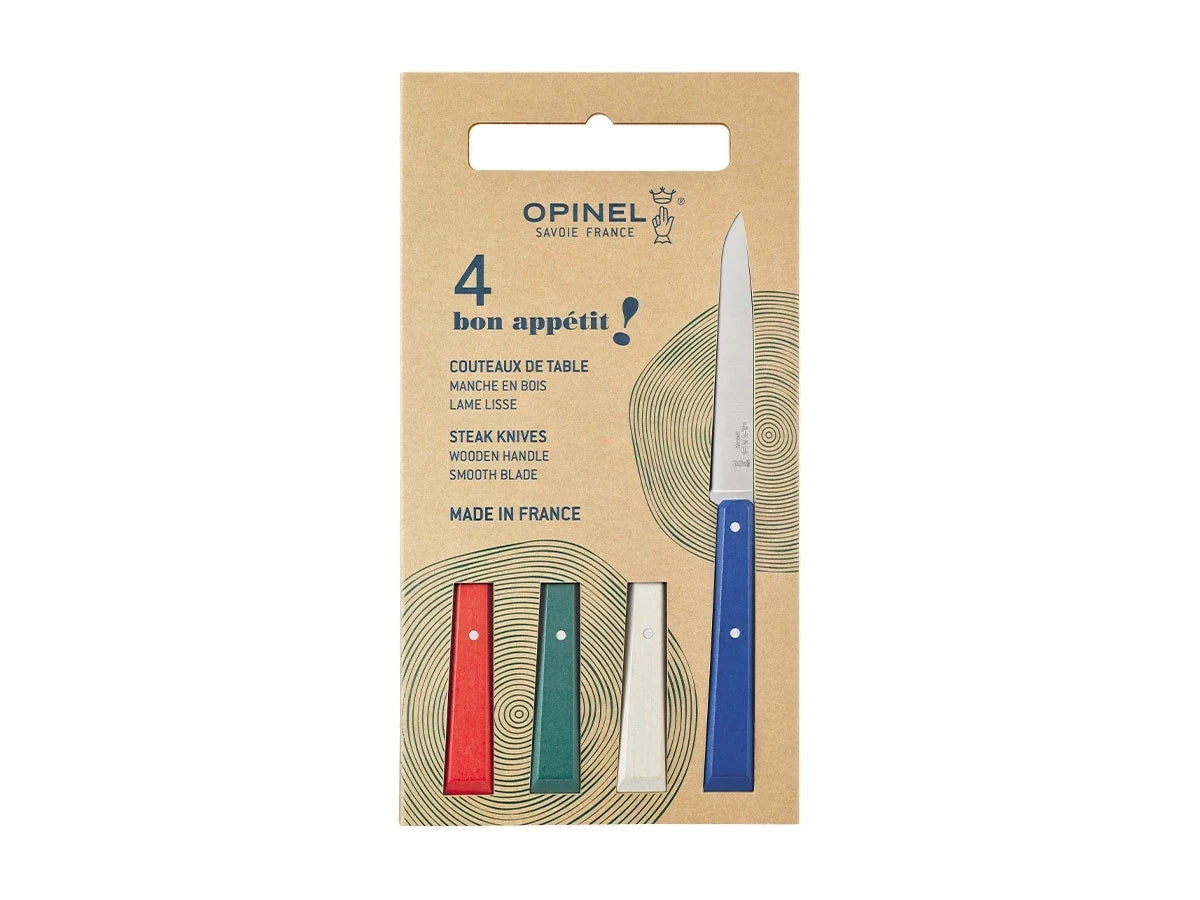 Opinel BON-APPÉTIT N°125 Box 4 pz TAVOLA "BISTROT" (003271)