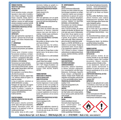 Vernice fissativa spray - 400 ml - Maimeri