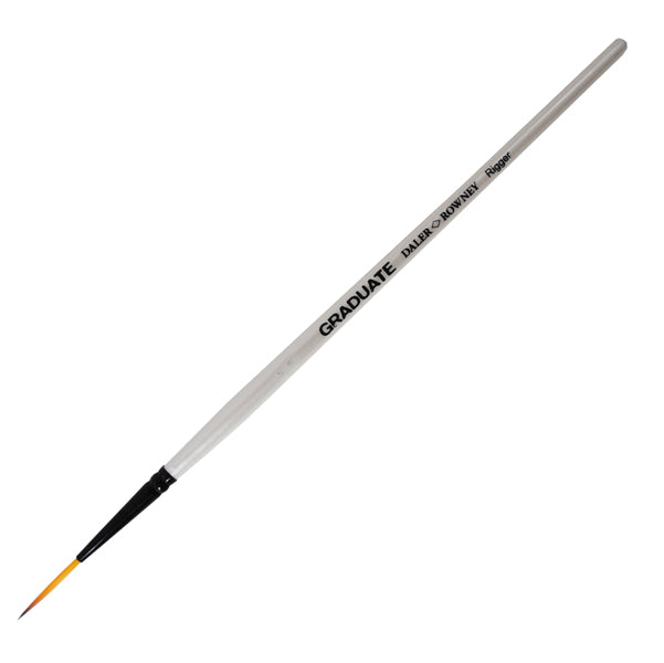 3 Pennelli sintetico Graduate - punta lunga - manico corto - n. 3 - Daler Rowney