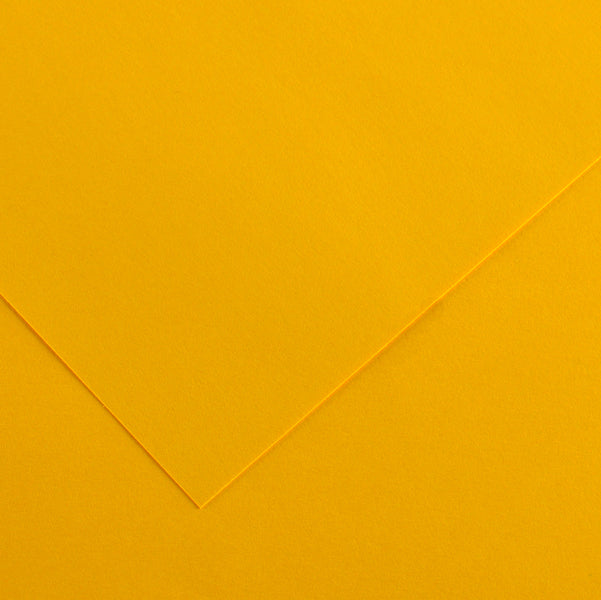 Foglio Colorline - 70x100 cm - 220 gr - giallo oro - Canson