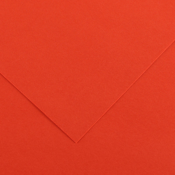 Foglio Colorline - 70x100 cm - 220 gr - rosso vivo - Canson