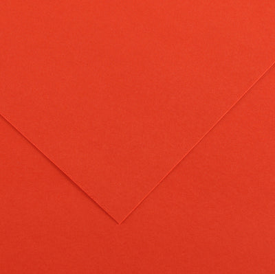 Foglio Colorline - 70x100 cm - 220 gr - rosso vivo - Canson