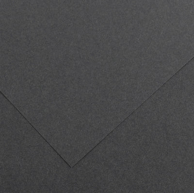 Foglio Colorline - 70x100 cm - 220 gr - grigio scuro - Canson