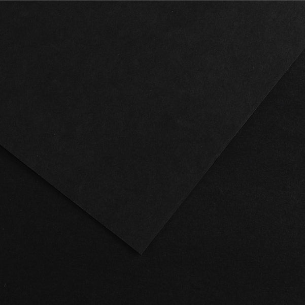 Foglio Colorline - 70x100 cm - 220 gr - nero - Canson