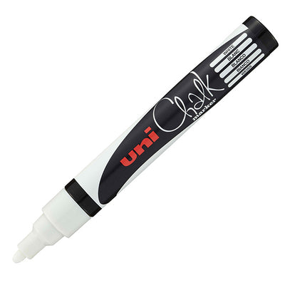 Marcatore a gesso liquido Uni Chalk Marker - punta tonda 1,80 - 2,50 mm - Uni Mitsubishi - busta 4 pezzi