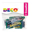 Mollettine mini - in legno - colori pastello - 25 mm  - Deco - conf. 45 pezzi