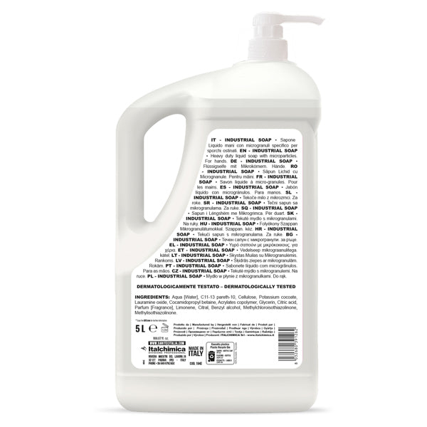 Sapone liquido Industrial Soap - dispenser 5 L - limone - Sanitec