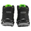 Calzatura di sicurezza Hard S3 SRC - pelle idrorepellente - numero 44 - grigio scuro/verde - U-Power