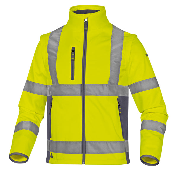 Giacca Softshell Moonlight 2 alta visibilità - poliestere -  taglia L - arancio fluo - Deltaplus