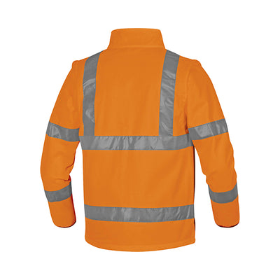 Giacca Softshell Moonlight 2 alta visibilità - poliestere - taglia XXL - arancio fluo - Deltaplus