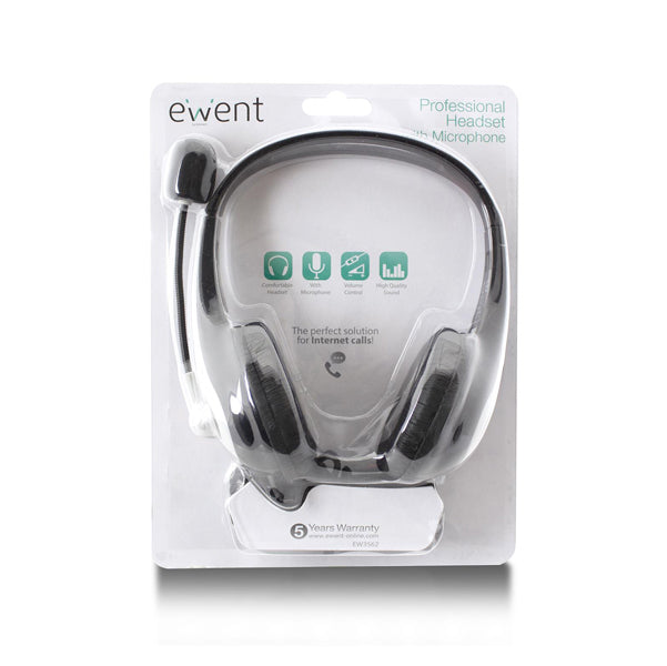 Cuffie con microfono EW3562 - Eminent Ewent