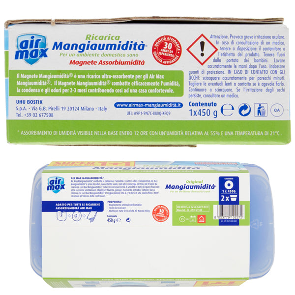 Kit mangiaumidità Tab Vortex 1+1 - ricaricabile - 450 gr - Air Max