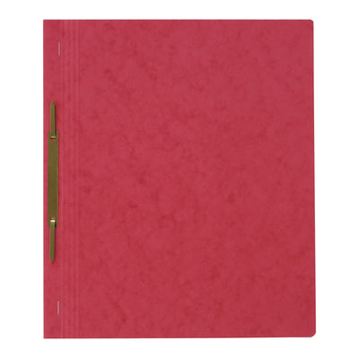 Cartellina semplice con pressino- 265 gr - A4 - cartone pressato - rosso - Pagna