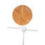 Appendiabiti da muro - 6 posti - 12 x 28 x 7 cm - metallo/legno - bianco - Alba