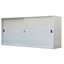Armadio basso in metallo ad ante scorrevoli - 2 vani e 2 ripiani regolabili - 180x45x90 cm - grigio - Bertesi