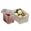 Contenitore Foodbox con coperchio - 58x38x26 cm - 40 L - PPL riciclabile - bianco - Mobil Plastic