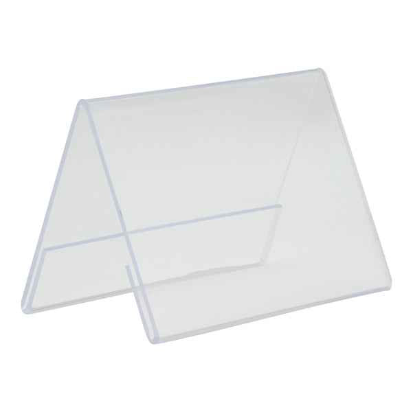 Display a V in plastica - 7,8 x 10,6 x 6,7 cm (A7) - Securit