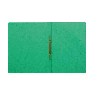Cartellina semplice con pressino- 265 gr - A4 - cartone pressato - verde - Pagna