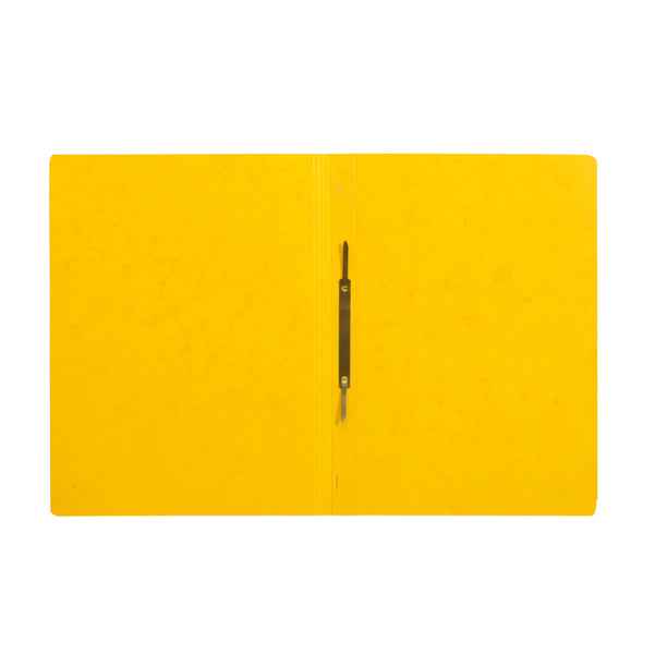 Cartellina semplice con pressino- 265 gr - A4 - cartone pressato - giallo - Pagna