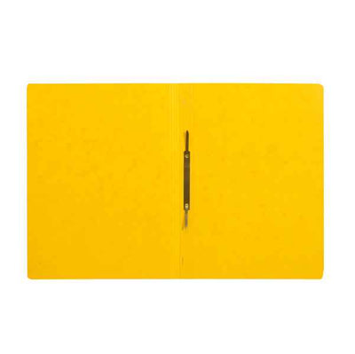 Cartellina semplice con pressino- 265 gr - A4 - cartone pressato - giallo - Pagna