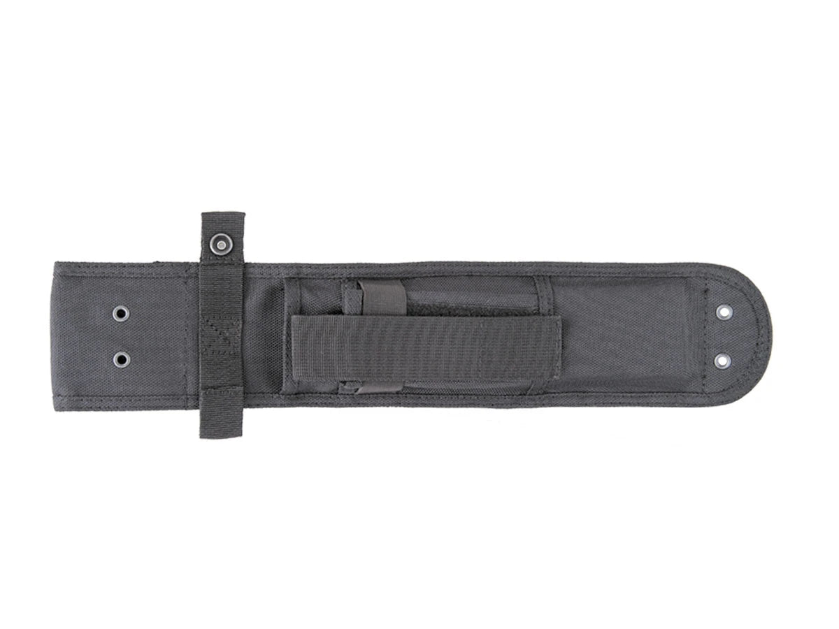Ka-Bar Becker Combat Utility BK7 dettaglio lama Cro-Van manico Ultramid fodero MOLLE