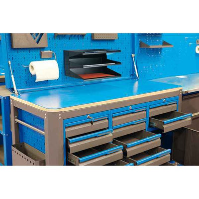 Portadocumenti Sorter Rack - 36 x 20,5 x 25 cm - 3 scomparti - nero - Durable
