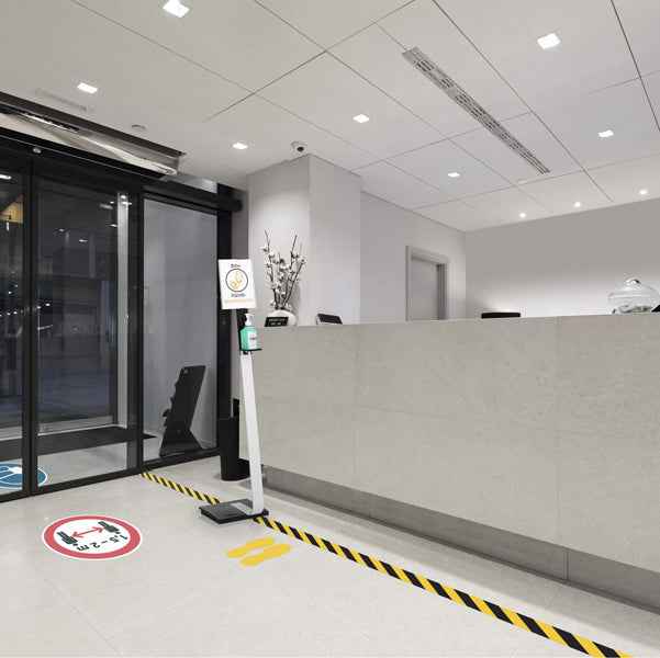 Nastro adesivo DURALINESTRONG 50/07 1726 - permanente - 5 cm x 30 m - giallo/nero - Durable