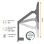 Braccio portamonitor doppio Platinum Series - Fellowes
