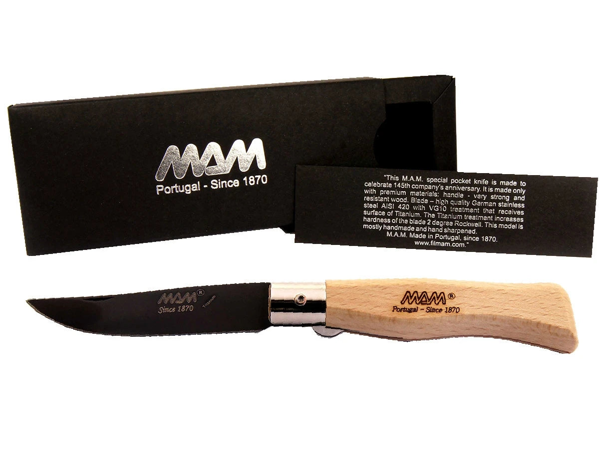 MAM Filmam NAVALHA DOURO 2109 BLACK TITANIUM c/blocco cm.21