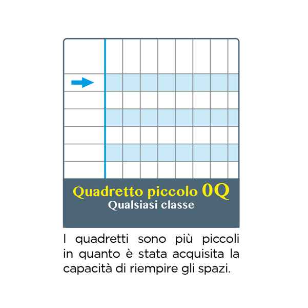 Maxiquaderno Linea Blu One Color - A4 - 5 mm c/margine - 18 + 1 fogli - 100gr -Blasetti