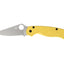 Spyderco PARA MILITARY 2 SALT FRN YELLOW MAGNACUT PLAIN C81PYL2