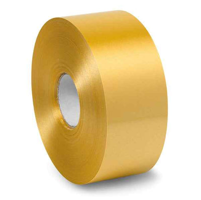 Nastro liscio 6800 - in polipropilene - 50mmx100mt - giallo 02 - Brizzolari