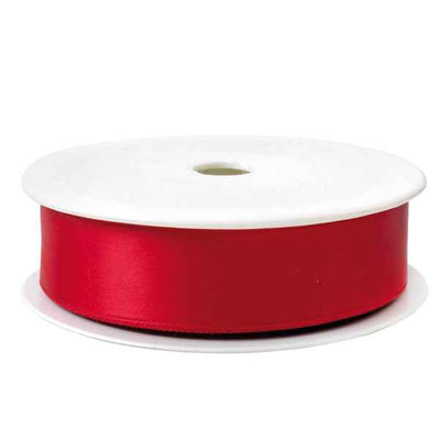 Nastro doppio raso - 25mmx25mt - rosso 35 - Brizzolari