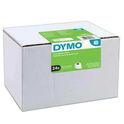 Rotolo 260 etichette LW S0722390 - 36 x 89 mm - carta - indirizzi - bianco - Dymo - value pack 24 pezzi