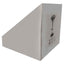 Sgabello Bar - in ABS e acciaio - H 55 / 78 cm - grigio - Serena Group