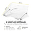 Supporto notebook Clarity - 35x27x13,4-20,4cm - Fellowes