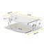 Supporto monitor regolabile Clarity - 35x25,6x7-13cm - Fellowes