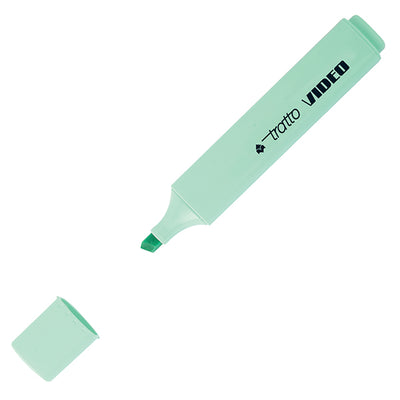 Tratto Video Pastel Evidenziatori Verde Pastel Punta a Scalpello 1-5 mm (12PZ)