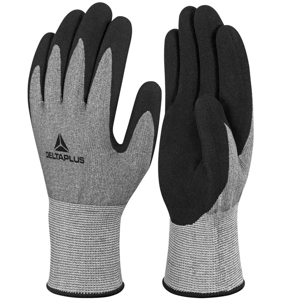 Guanti antitaglio Venicut F01- maglia Xtrem Cut - palmo in nitrile - taglia 09 - grigio - Deltaplus