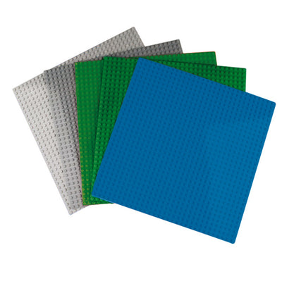 Base costruzioni Micro - in ABS - 25 x 25 cm - colori assortiti - CWR - conf. 5 pezzi